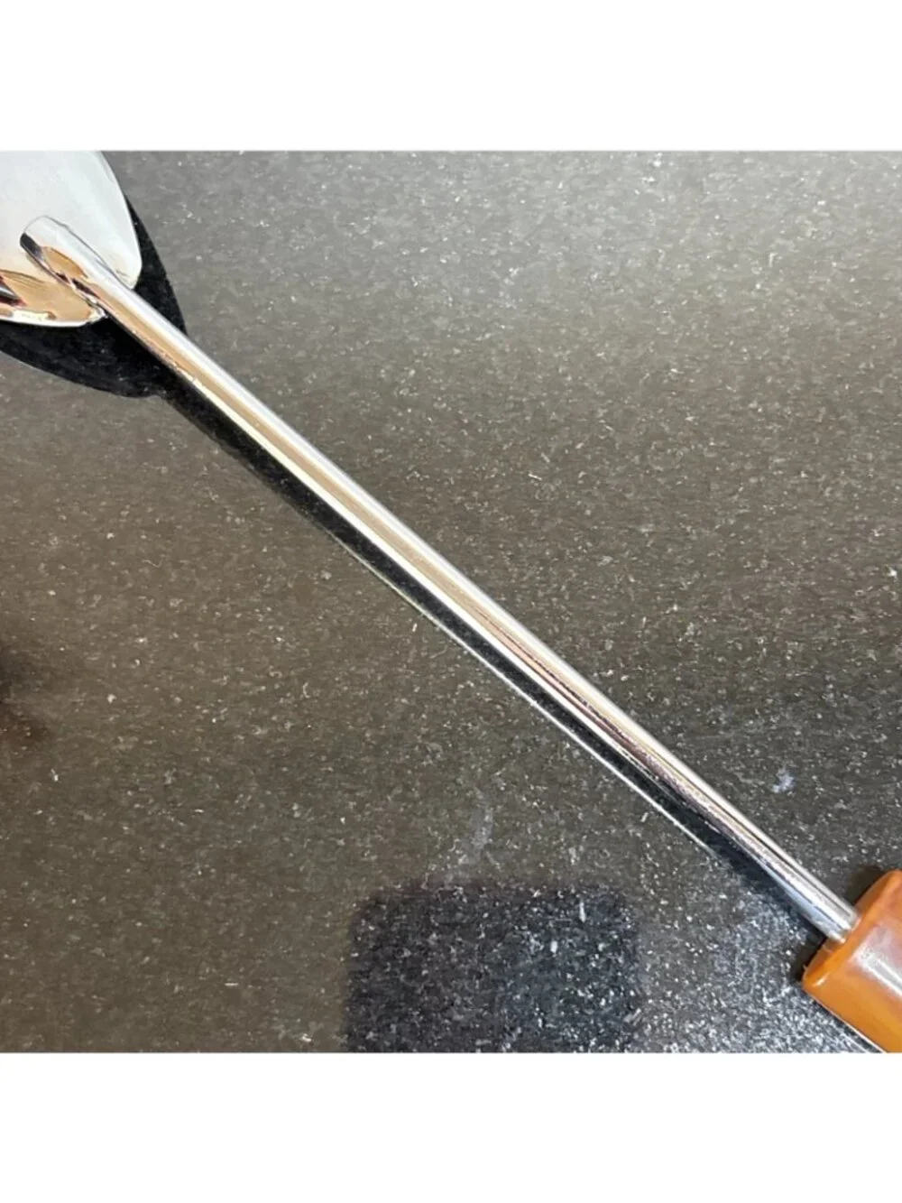 Vtg Butterscotch Bakelite Cocktail Spoon Stirrer Long Handle MCM Iced Tea Muddle